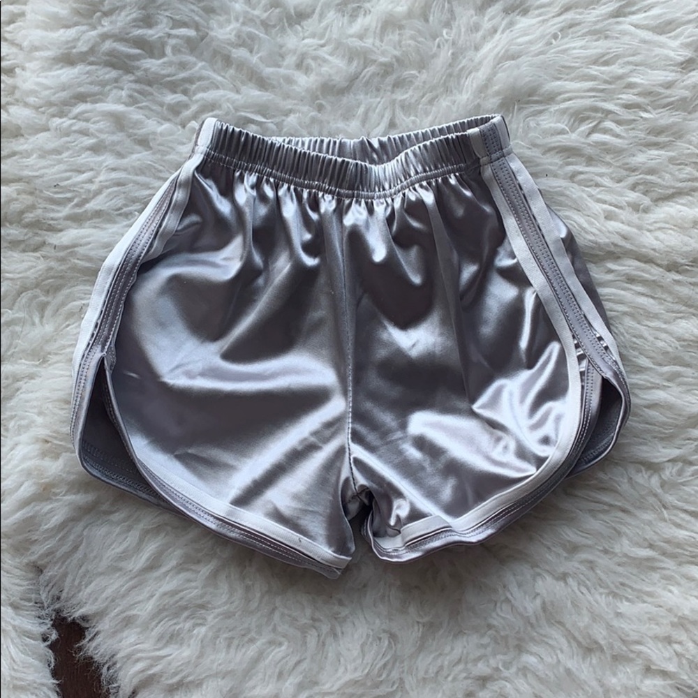 Silver Atheltic booty shorts